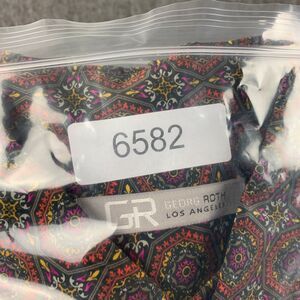 Georg Roth Geometric Shirt Mens Extra Large Button Up Flip Cuff Floral Spandex S